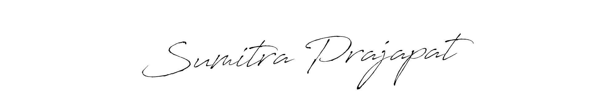 Sumitra Prajapat ❤ stylish signature style. Best Handwritten Sign (Antro_Vectra) for my name. Handwritten Signature Collection Ideas for my name Sumitra Prajapat ❤. Sumitra Prajapat ❤ signature style 6 images and pictures png