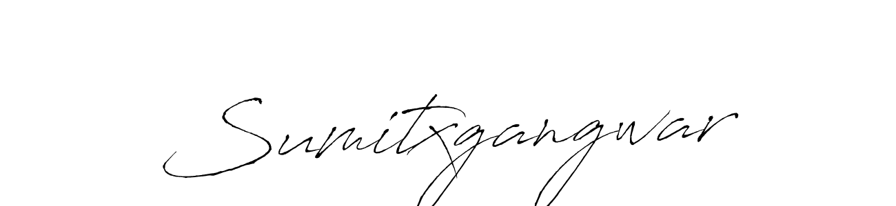 Design your own signature with our free online signature maker. With this signature software, you can create a handwritten (Antro_Vectra) signature for name Sumitxgangwar. Sumitxgangwar signature style 6 images and pictures png
