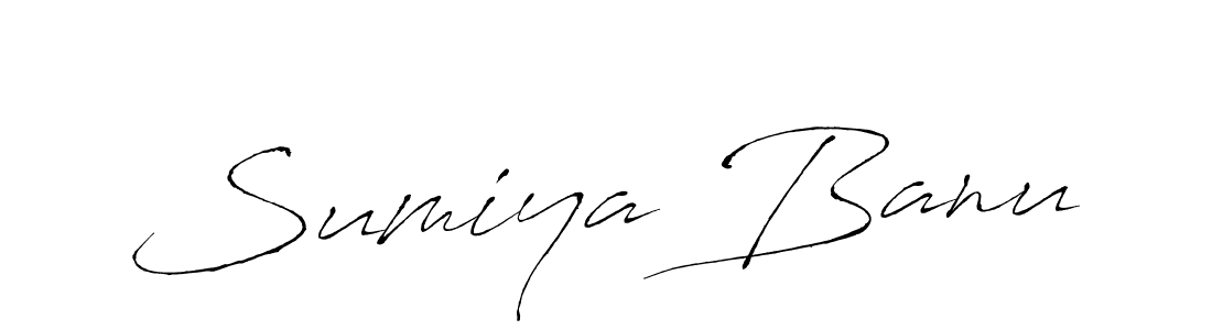 Sumiya Banu stylish signature style. Best Handwritten Sign (Antro_Vectra) for my name. Handwritten Signature Collection Ideas for my name Sumiya Banu. Sumiya Banu signature style 6 images and pictures png