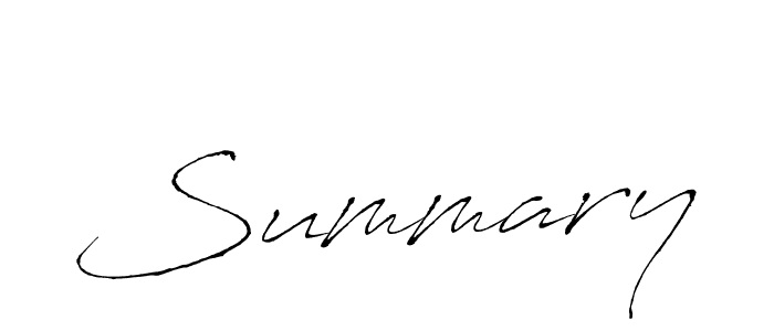 if you are searching for the best signature style for your name Summary. so please give up your signature search. here we have designed multiple signature styles  using Antro_Vectra. Summary signature style 6 images and pictures png