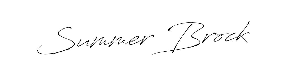 Antro_Vectra is a professional signature style that is perfect for those who want to add a touch of class to their signature. It is also a great choice for those who want to make their signature more unique. Get Summer Brock name to fancy signature for free. Summer Brock signature style 6 images and pictures png