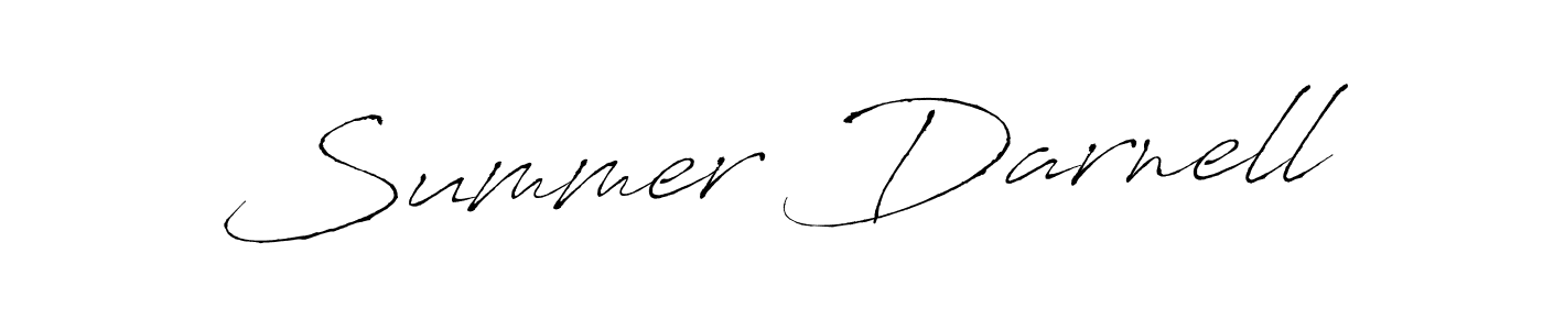 Design your own signature with our free online signature maker. With this signature software, you can create a handwritten (Antro_Vectra) signature for name Summer Darnell. Summer Darnell signature style 6 images and pictures png