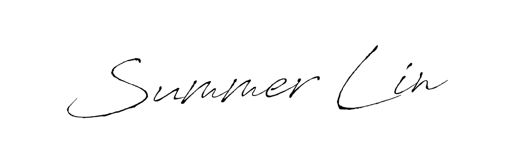 Also we have Summer Lin name is the best signature style. Create professional handwritten signature collection using Antro_Vectra autograph style. Summer Lin signature style 6 images and pictures png