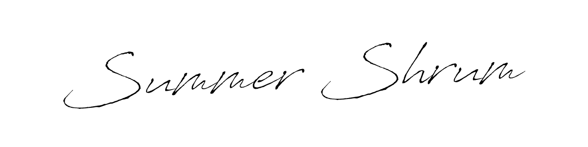 Antro_Vectra is a professional signature style that is perfect for those who want to add a touch of class to their signature. It is also a great choice for those who want to make their signature more unique. Get Summer Shrum name to fancy signature for free. Summer Shrum signature style 6 images and pictures png