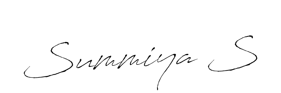 This is the best signature style for the Summiya S name. Also you like these signature font (Antro_Vectra). Mix name signature. Summiya S signature style 6 images and pictures png