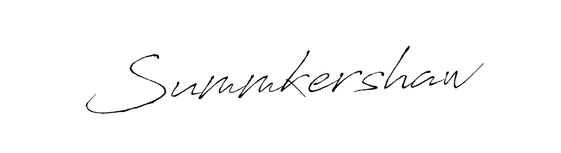 How to Draw Summkershaw signature style? Antro_Vectra is a latest design signature styles for name Summkershaw. Summkershaw signature style 6 images and pictures png
