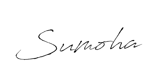 Also we have Sumoha name is the best signature style. Create professional handwritten signature collection using Antro_Vectra autograph style. Sumoha signature style 6 images and pictures png