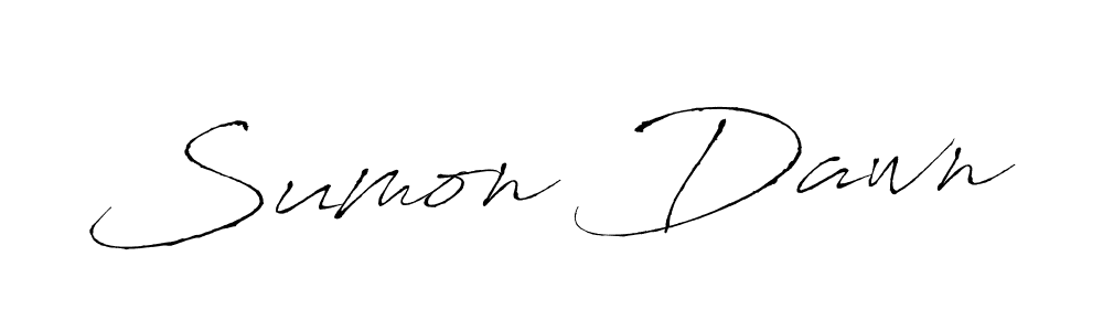 Also You can easily find your signature by using the search form. We will create Sumon Dawn name handwritten signature images for you free of cost using Antro_Vectra sign style. Sumon Dawn signature style 6 images and pictures png