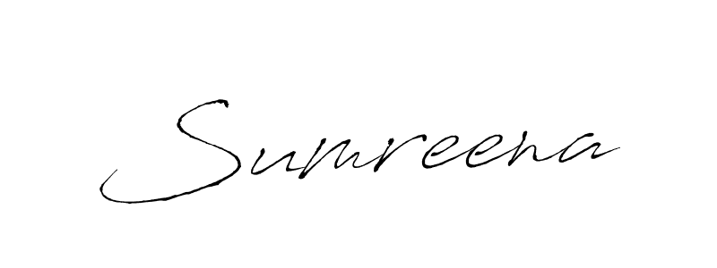 Make a beautiful signature design for name Sumreena. With this signature (Antro_Vectra) style, you can create a handwritten signature for free. Sumreena signature style 6 images and pictures png
