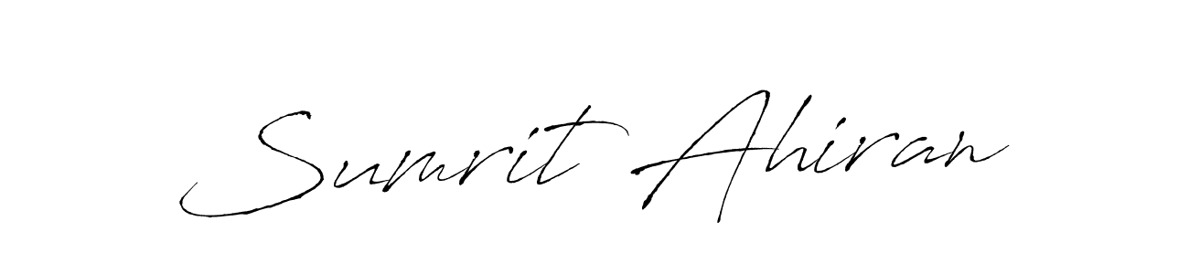 It looks lik you need a new signature style for name Sumrit Ahiran. Design unique handwritten (Antro_Vectra) signature with our free signature maker in just a few clicks. Sumrit Ahiran signature style 6 images and pictures png