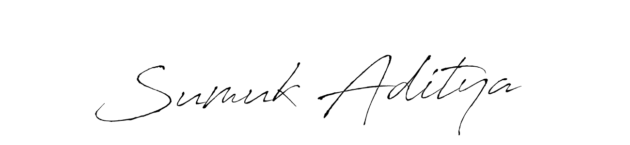 Use a signature maker to create a handwritten signature online. With this signature software, you can design (Antro_Vectra) your own signature for name Sumuk Aditya . Sumuk Aditya  signature style 6 images and pictures png