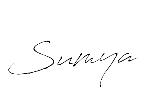 Sumya stylish signature style. Best Handwritten Sign (Antro_Vectra) for my name. Handwritten Signature Collection Ideas for my name Sumya. Sumya signature style 6 images and pictures png