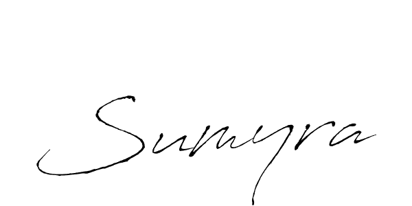 Antro_Vectra is a professional signature style that is perfect for those who want to add a touch of class to their signature. It is also a great choice for those who want to make their signature more unique. Get Sumyra name to fancy signature for free. Sumyra signature style 6 images and pictures png