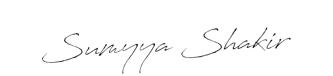 Make a beautiful signature design for name Sumyya Shakir. Use this online signature maker to create a handwritten signature for free. Sumyya Shakir signature style 6 images and pictures png