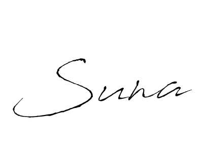 Suna stylish signature style. Best Handwritten Sign (Antro_Vectra) for my name. Handwritten Signature Collection Ideas for my name Suna. Suna signature style 6 images and pictures png