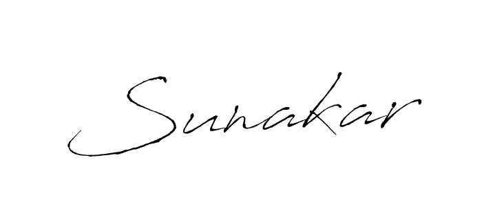 Use a signature maker to create a handwritten signature online. With this signature software, you can design (Antro_Vectra) your own signature for name Sunakar. Sunakar signature style 6 images and pictures png