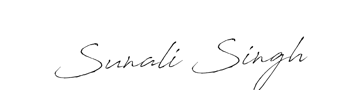 The best way (Antro_Vectra) to make a short signature is to pick only two or three words in your name. The name Sunali Singh include a total of six letters. For converting this name. Sunali Singh signature style 6 images and pictures png