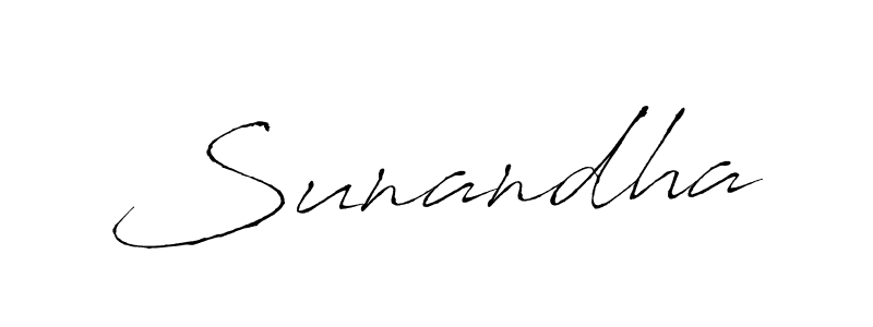 How to make Sunandha signature? Antro_Vectra is a professional autograph style. Create handwritten signature for Sunandha name. Sunandha signature style 6 images and pictures png