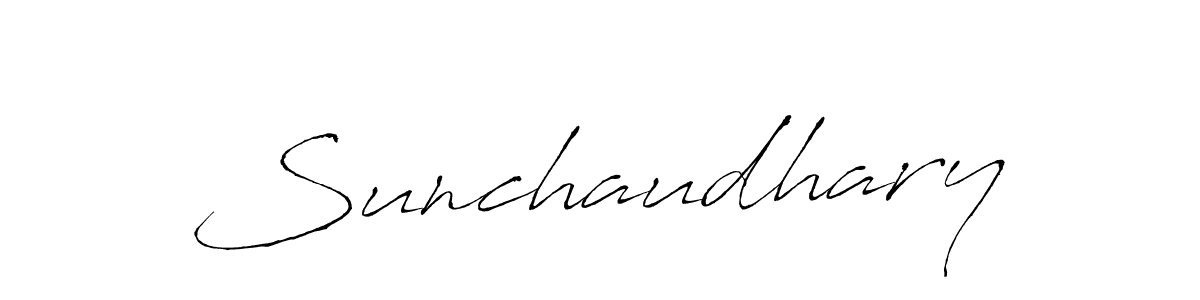 You should practise on your own different ways (Antro_Vectra) to write your name (Sunchaudhary) in signature. don't let someone else do it for you. Sunchaudhary signature style 6 images and pictures png