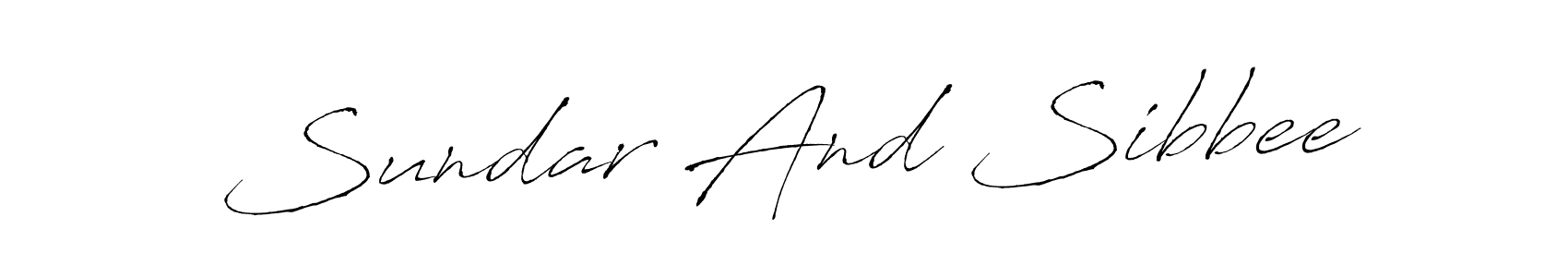 Make a beautiful signature design for name Sundar And Sibbee. Use this online signature maker to create a handwritten signature for free. Sundar And Sibbee signature style 6 images and pictures png