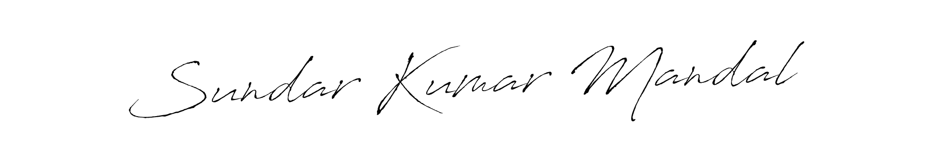 Antro_Vectra is a professional signature style that is perfect for those who want to add a touch of class to their signature. It is also a great choice for those who want to make their signature more unique. Get Sundar Kumar Mandal name to fancy signature for free. Sundar Kumar Mandal signature style 6 images and pictures png