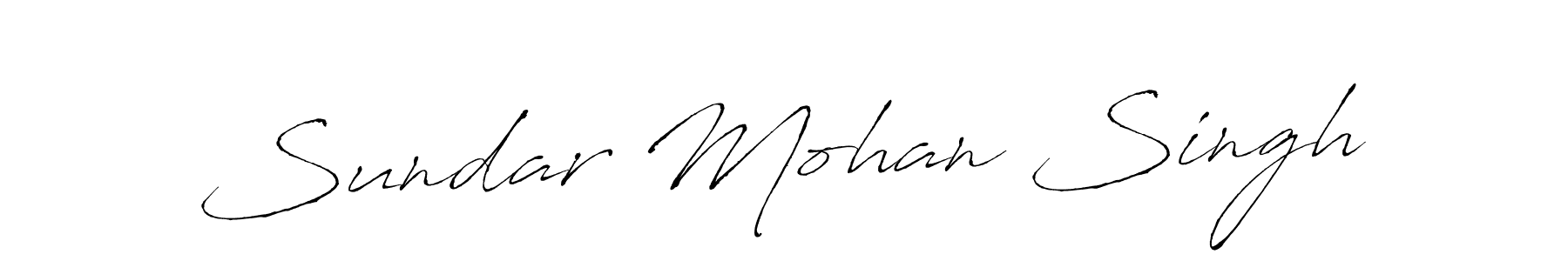 Antro_Vectra is a professional signature style that is perfect for those who want to add a touch of class to their signature. It is also a great choice for those who want to make their signature more unique. Get Sundar Mohan Singh name to fancy signature for free. Sundar Mohan Singh signature style 6 images and pictures png