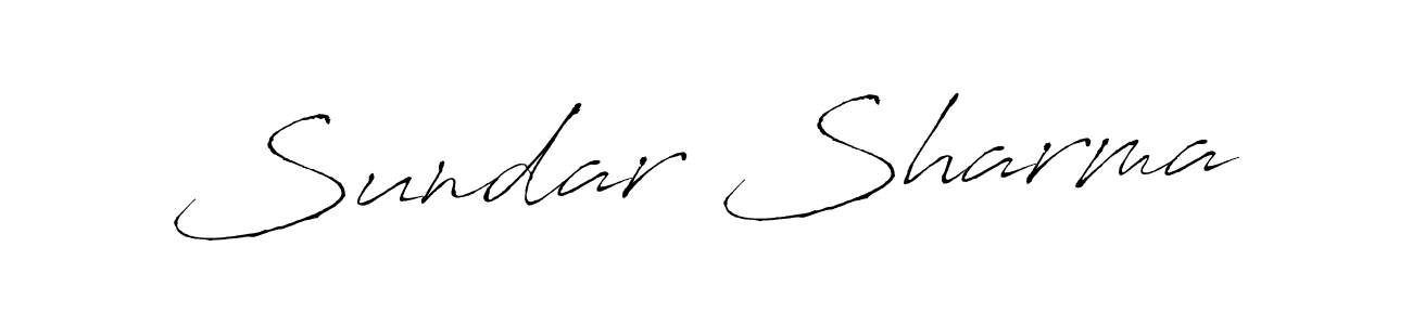 You should practise on your own different ways (Antro_Vectra) to write your name (Sundar Sharma) in signature. don't let someone else do it for you. Sundar Sharma signature style 6 images and pictures png