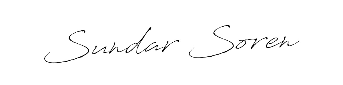 Use a signature maker to create a handwritten signature online. With this signature software, you can design (Antro_Vectra) your own signature for name Sundar Soren. Sundar Soren signature style 6 images and pictures png