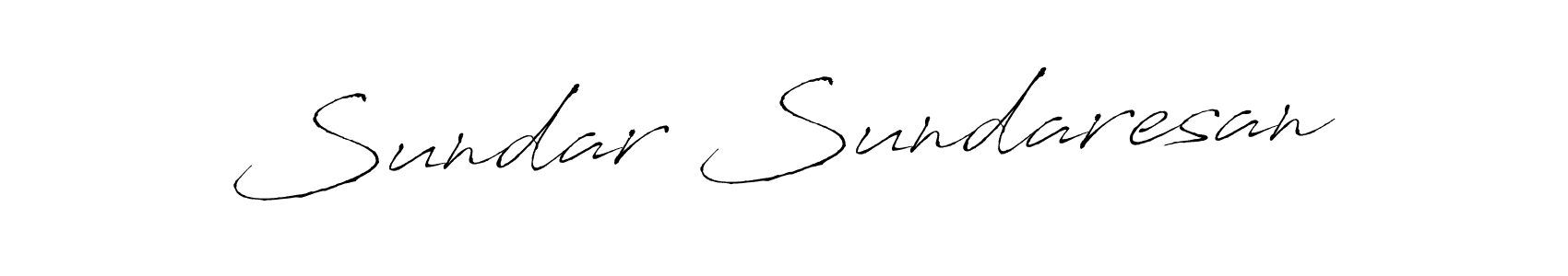Design your own signature with our free online signature maker. With this signature software, you can create a handwritten (Antro_Vectra) signature for name Sundar Sundaresan. Sundar Sundaresan signature style 6 images and pictures png