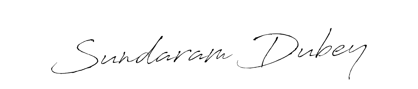 Sundaram Dubey stylish signature style. Best Handwritten Sign (Antro_Vectra) for my name. Handwritten Signature Collection Ideas for my name Sundaram Dubey. Sundaram Dubey signature style 6 images and pictures png