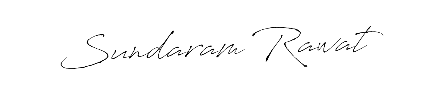Create a beautiful signature design for name Sundaram Rawat. With this signature (Antro_Vectra) fonts, you can make a handwritten signature for free. Sundaram Rawat signature style 6 images and pictures png