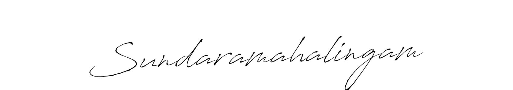 Use a signature maker to create a handwritten signature online. With this signature software, you can design (Antro_Vectra) your own signature for name Sundaramahalingam. Sundaramahalingam signature style 6 images and pictures png