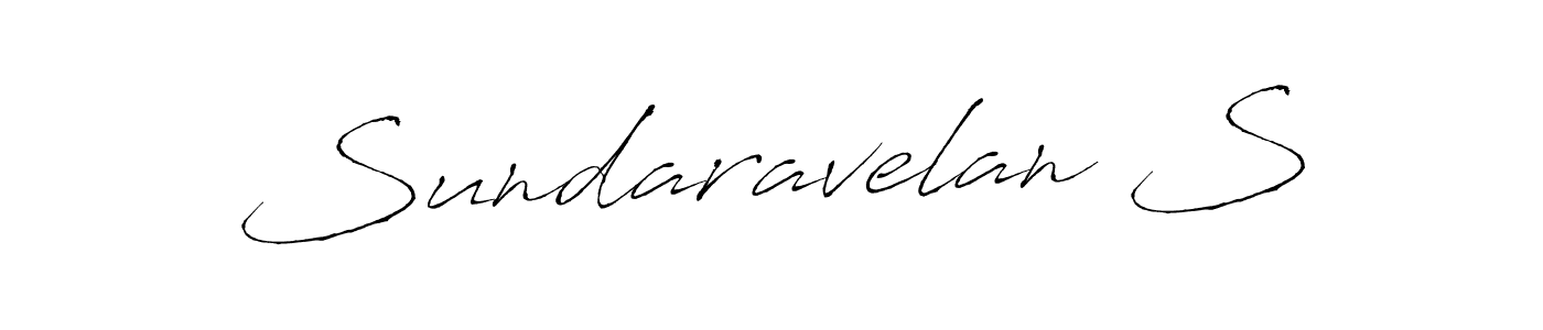 Create a beautiful signature design for name Sundaravelan S. With this signature (Antro_Vectra) fonts, you can make a handwritten signature for free. Sundaravelan S signature style 6 images and pictures png