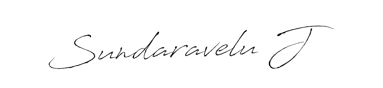 Make a beautiful signature design for name Sundaravelu J. With this signature (Antro_Vectra) style, you can create a handwritten signature for free. Sundaravelu J signature style 6 images and pictures png