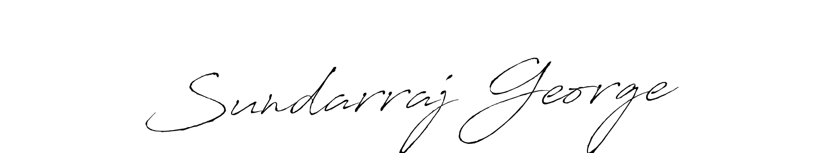 Antro_Vectra is a professional signature style that is perfect for those who want to add a touch of class to their signature. It is also a great choice for those who want to make their signature more unique. Get Sundarraj George name to fancy signature for free. Sundarraj George signature style 6 images and pictures png