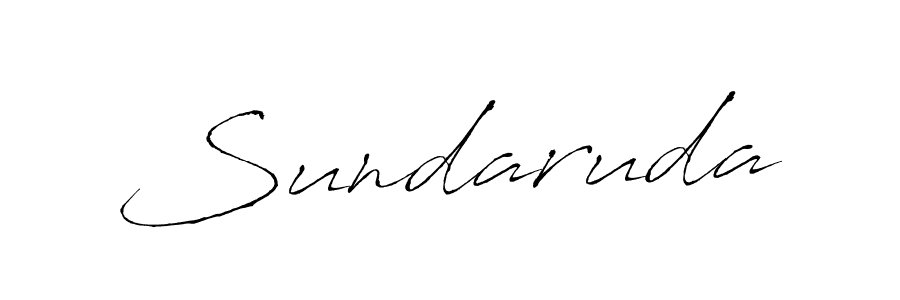 Antro_Vectra is a professional signature style that is perfect for those who want to add a touch of class to their signature. It is also a great choice for those who want to make their signature more unique. Get Sundaruda name to fancy signature for free. Sundaruda signature style 6 images and pictures png