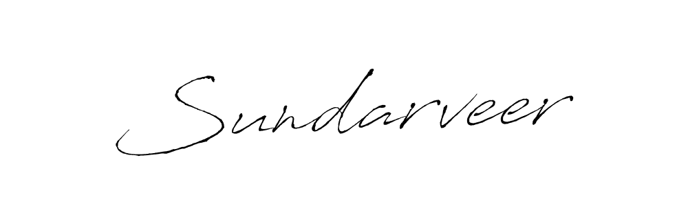 Create a beautiful signature design for name Sundarveer. With this signature (Antro_Vectra) fonts, you can make a handwritten signature for free. Sundarveer signature style 6 images and pictures png