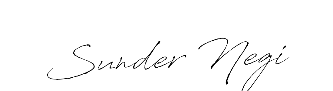 Also You can easily find your signature by using the search form. We will create Sunder Negi name handwritten signature images for you free of cost using Antro_Vectra sign style. Sunder Negi signature style 6 images and pictures png