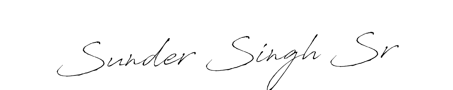 How to Draw Sunder Singh Sr signature style? Antro_Vectra is a latest design signature styles for name Sunder Singh Sr. Sunder Singh Sr signature style 6 images and pictures png
