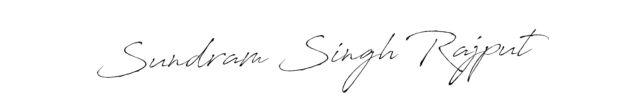 Design your own signature with our free online signature maker. With this signature software, you can create a handwritten (Antro_Vectra) signature for name Sundram Singh Rajput. Sundram Singh Rajput signature style 6 images and pictures png