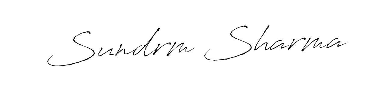 if you are searching for the best signature style for your name Sundrm Sharma. so please give up your signature search. here we have designed multiple signature styles  using Antro_Vectra. Sundrm Sharma signature style 6 images and pictures png