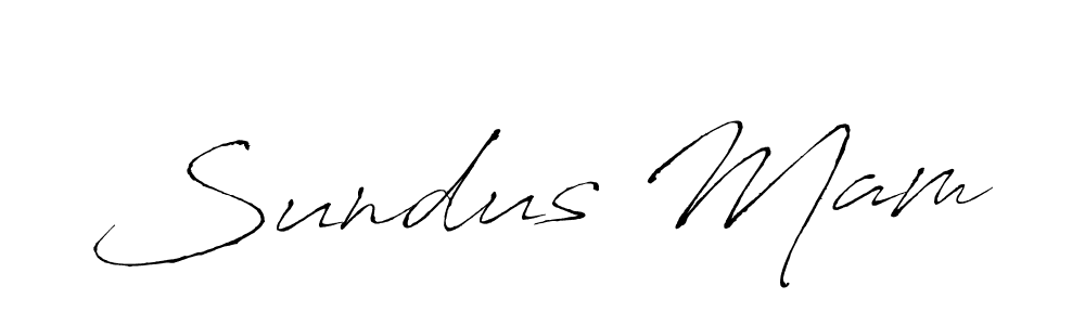 Use a signature maker to create a handwritten signature online. With this signature software, you can design (Antro_Vectra) your own signature for name Sundus Mam. Sundus Mam signature style 6 images and pictures png