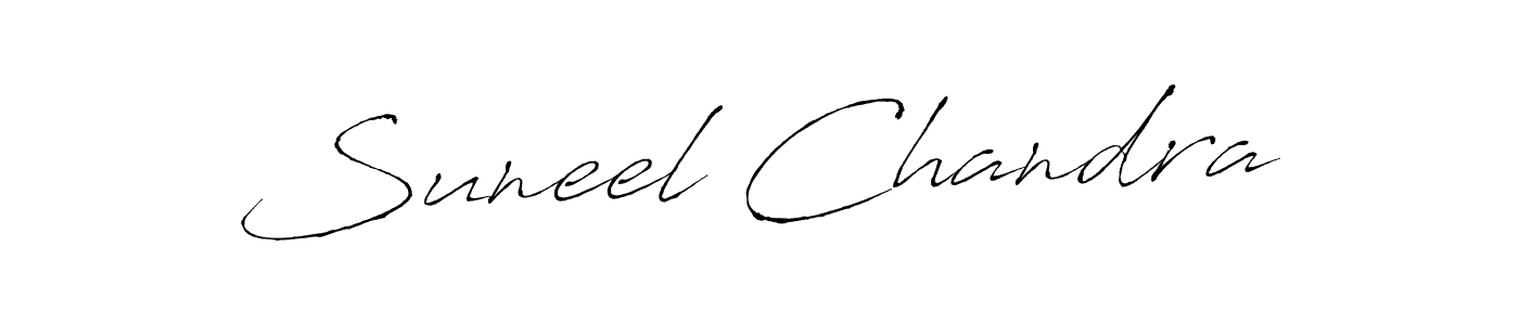 This is the best signature style for the Suneel Chandra name. Also you like these signature font (Antro_Vectra). Mix name signature. Suneel Chandra signature style 6 images and pictures png