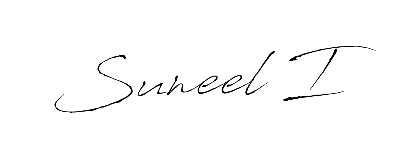 Similarly Antro_Vectra is the best handwritten signature design. Signature creator online .You can use it as an online autograph creator for name Suneel I. Suneel I signature style 6 images and pictures png