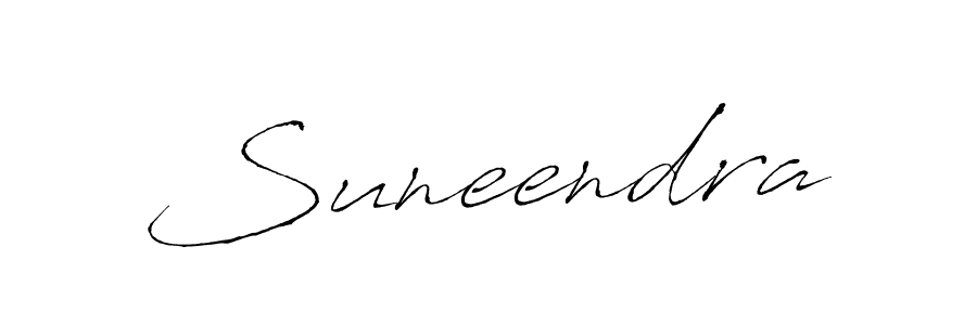How to make Suneendra signature? Antro_Vectra is a professional autograph style. Create handwritten signature for Suneendra name. Suneendra signature style 6 images and pictures png