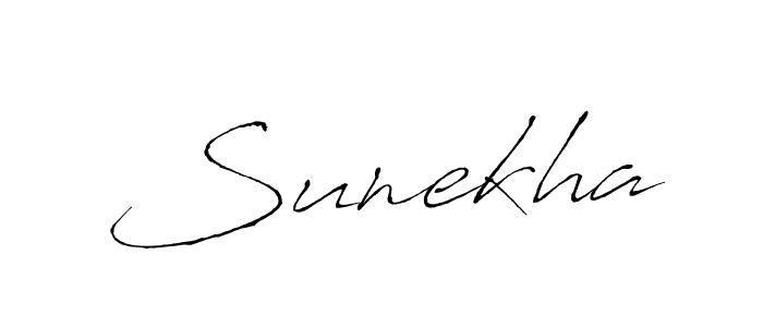 How to make Sunekha signature? Antro_Vectra is a professional autograph style. Create handwritten signature for Sunekha name. Sunekha signature style 6 images and pictures png
