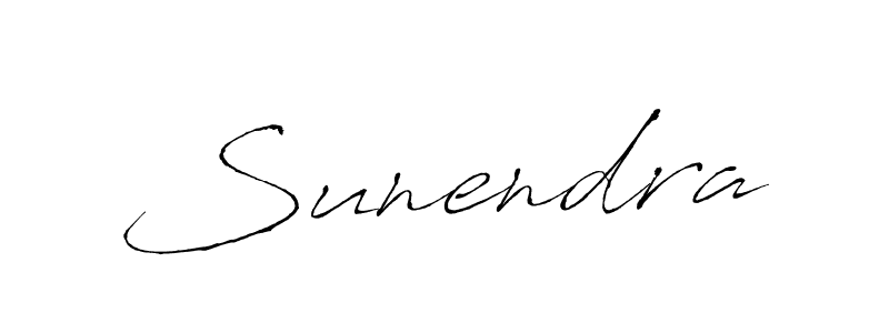 Sunendra stylish signature style. Best Handwritten Sign (Antro_Vectra) for my name. Handwritten Signature Collection Ideas for my name Sunendra. Sunendra signature style 6 images and pictures png