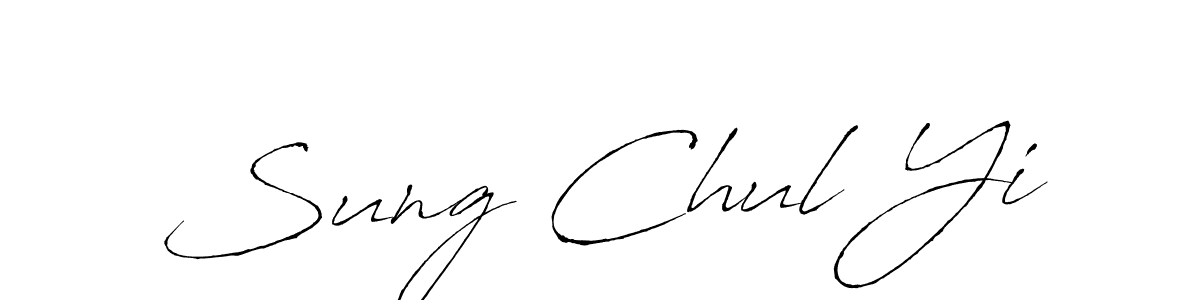 Make a beautiful signature design for name Sung Chul Yi. With this signature (Antro_Vectra) style, you can create a handwritten signature for free. Sung Chul Yi signature style 6 images and pictures png