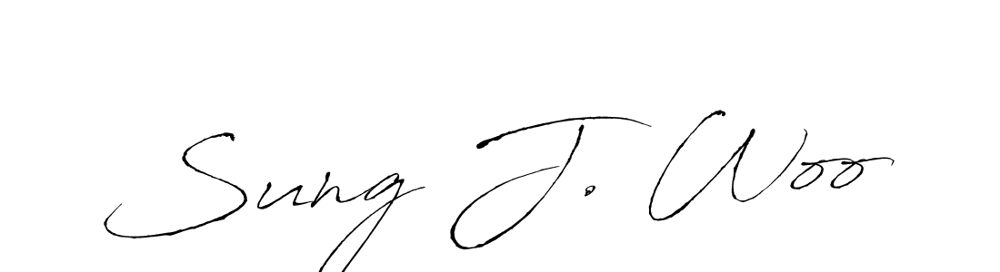 Make a beautiful signature design for name Sung J. Woo. Use this online signature maker to create a handwritten signature for free. Sung J. Woo signature style 6 images and pictures png