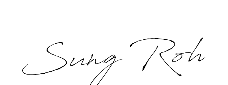 Sung Roh stylish signature style. Best Handwritten Sign (Antro_Vectra) for my name. Handwritten Signature Collection Ideas for my name Sung Roh. Sung Roh signature style 6 images and pictures png